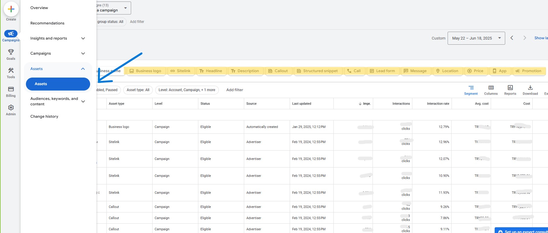نحوه دسترسی به افزونه های گوگل ادز