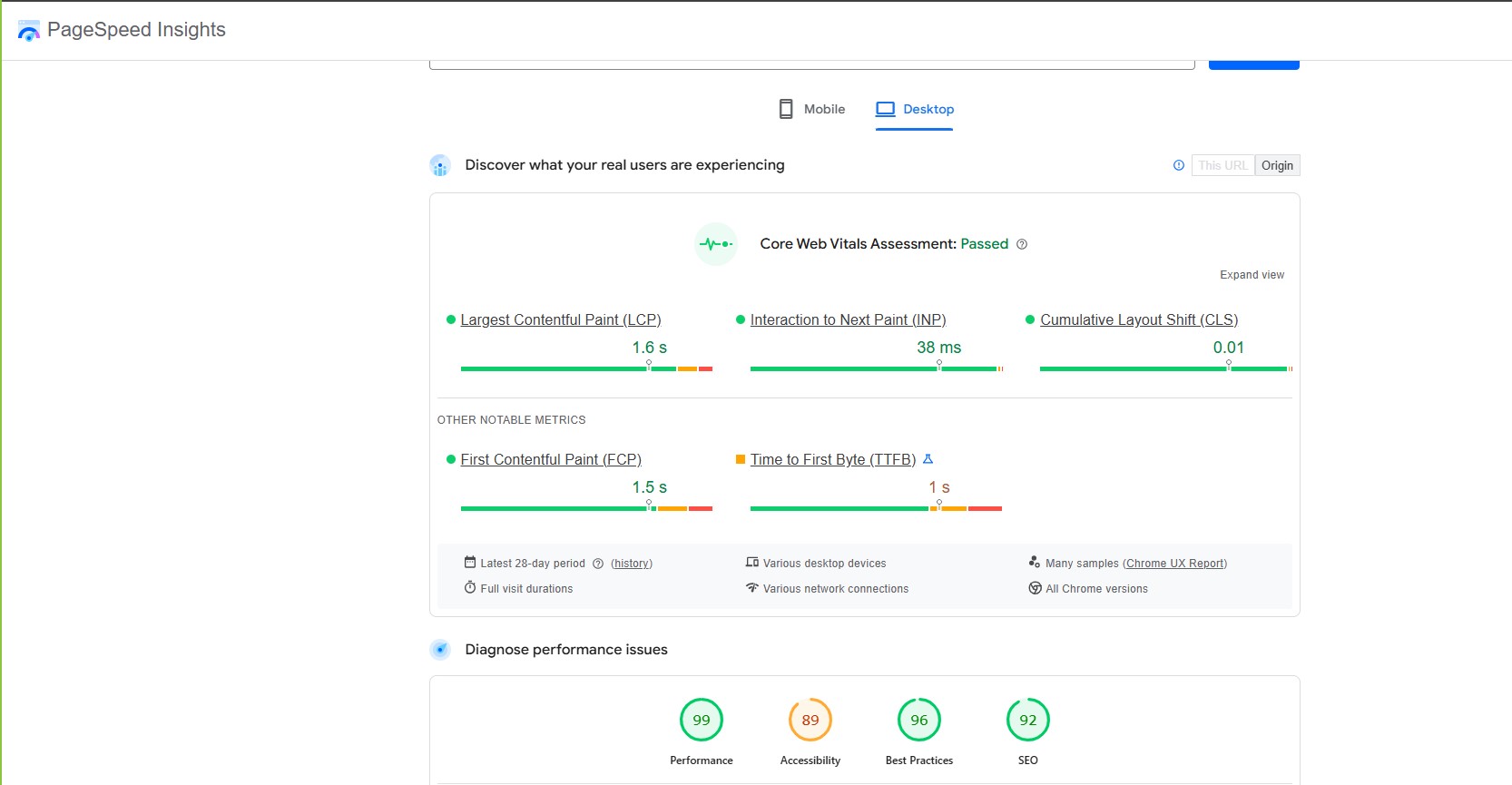 تست سرعت از واجبات تبلیغ در گوگل